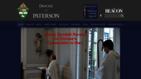 What Patersondiocese.org website looked like in 2020 (4 years ago)