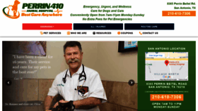What Perrin410animalhospital.com website looked like in 2020 (4 years ago)
