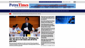 What Petrotimes.vn website looked like in 2020 (4 years ago)