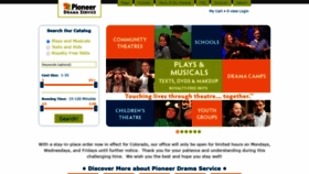 What Pioneerdrama.com website looked like in 2020 (5 years ago)