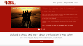 What Photo-location.net website looked like in 2020 (4 years ago)