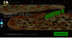What Politospizza.com website looked like in 2020 (4 years ago)