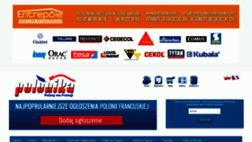 What Polonika.fr website looked like in 2020 (4 years ago)