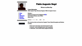 What Pablonegri.free.fr website looked like in 2020 (3 years ago)