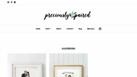 What Preciouslypaired.com website looked like in 2020 (5 years ago)