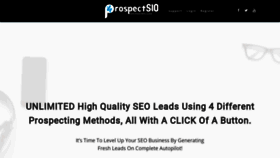What Prospectsio.com website looked like in 2020 (5 years ago)
