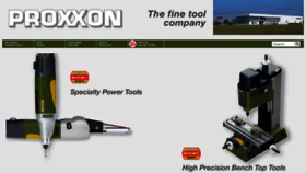 What Proxxon.com website looked like in 2020 (3 years ago)