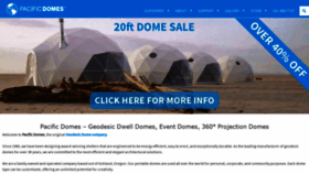 What Pacificdomes.com website looked like in 2020 (3 years ago)