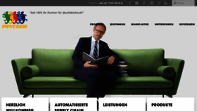 What Pfitzer.de website looked like in 2020 (3 years ago)
