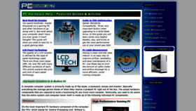 What Pchardwarehelp.com website looked like in 2020 (3 years ago)