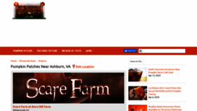 What Pumpkinpatches.com website looked like in 2020 (4 years ago)