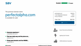 What Perfectalpha.com website looked like in 2020 (4 years ago)