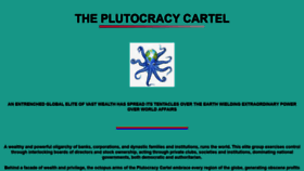 What Plutocracycartel.net website looked like in 2020 (3 years ago)
