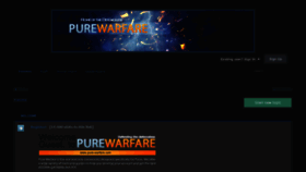 What Pure-warfare.com website looked like in 2020 (3 years ago)