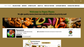 What Pepesplants.com website looked like in 2020 (3 years ago)