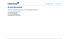 What Plus.credit-suisse.com website looked like in 2020 (4 years ago)