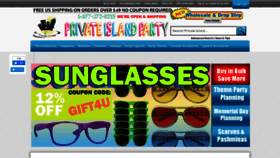 What Privateislandparty.com website looked like in 2020 (3 years ago)