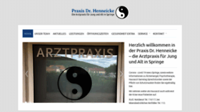 What Praxis-henneicke.de website looked like in 2020 (4 years ago)