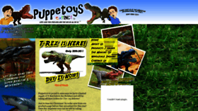 What Puppetoys.com website looked like in 2020 (3 years ago)