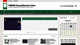 What Peyzajmimoda.org.tr website looked like in 2020 (3 years ago)