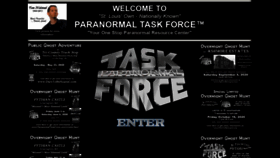 What Paranormaltaskforce.com website looked like in 2020 (3 years ago)