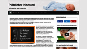 What Ploetzlicher-kindstod.com website looked like in 2020 (4 years ago)
