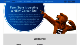 What Psu.jobs website looked like in 2020 (3 years ago)