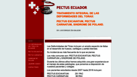 What Pectusecuador.com website looked like in 2020 (3 years ago)