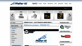 What Pfeifer-tti.hr website looked like in 2020 (3 years ago)