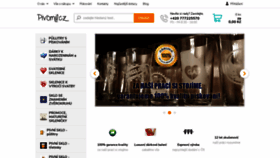 What Pivomil.cz website looked like in 2020 (3 years ago)