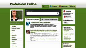 What Professoronline.net website looked like in 2020 (3 years ago)