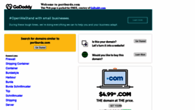 What Portburda.com website looked like in 2020 (5 years ago)