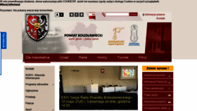 What Powiatboleslawiecki.pl website looked like in 2020 (3 years ago)