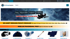 What Protherapysupplies.com website looked like in 2020 (3 years ago)