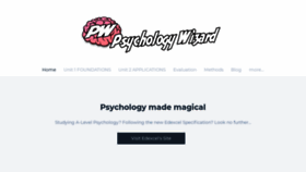 What Psychologywizard.net website looked like in 2020 (3 years ago)