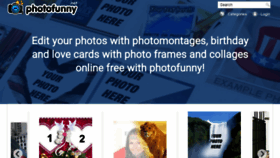 What Photofunny.net website looked like in 2020 (3 years ago)