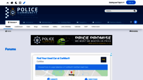What Police.community website looked like in 2020 (3 years ago)