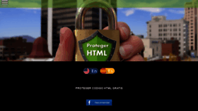 What Protegerhtml.info website looked like in 2020 (3 years ago)