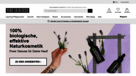 What Pureskinfood.de website looked like in 2020 (4 years ago)
