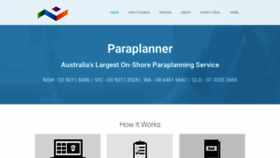 What Paraplanner.com.au website looked like in 2020 (3 years ago)