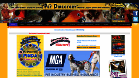 What Petdirectory.com.au website looked like in 2020 (3 years ago)