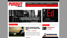 What Pursuitmag.com website looked like in 2020 (3 years ago)