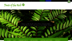 What Poweroftheherb.com website looked like in 2020 (3 years ago)