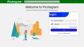 What Picstagram.com website looked like in 2020 (3 years ago)