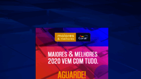 What Portalmaioresemelhores.com.br website looked like in 2020 (3 years ago)