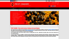 What Pestchaser.com.au website looked like in 2020 (3 years ago)