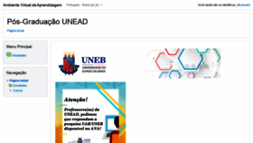 What Posunead.uneb.br website looked like in 2020 (3 years ago)