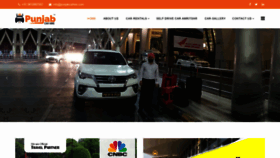 What Punjabcarhire.com website looked like in 2020 (3 years ago)