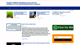 What Perjalananumroh.com website looked like in 2020 (3 years ago)