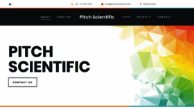 What Pitchscientific.com website looked like in 2020 (3 years ago)